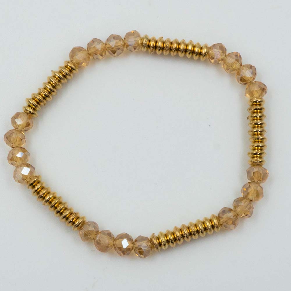 golden beaded bracelet_D1181