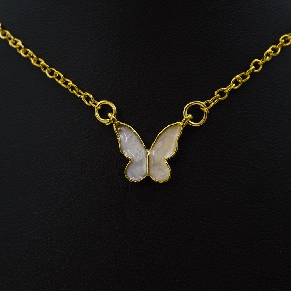 Pastel butterfly charm