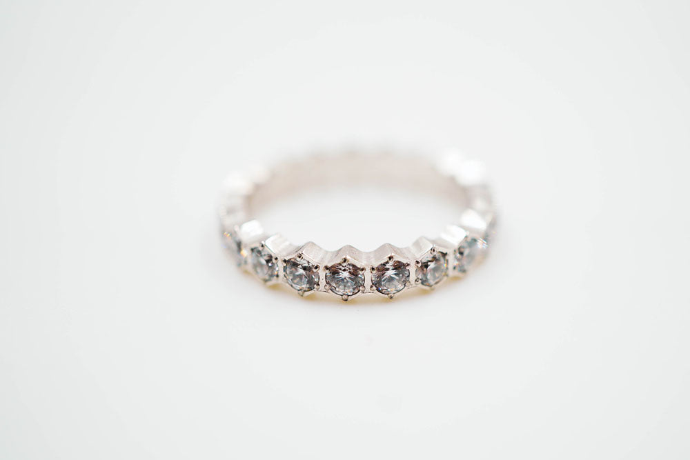 Nyssa silver plated ring