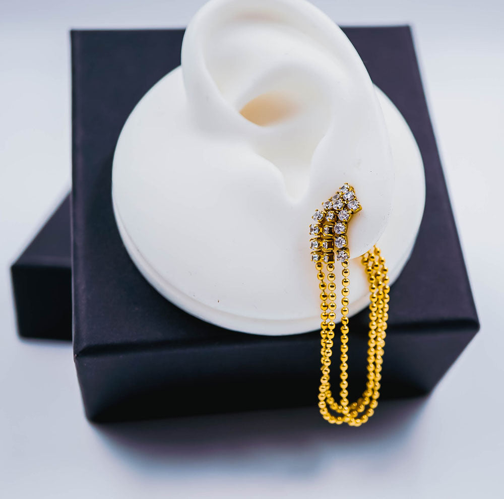grillin drop earrings d484