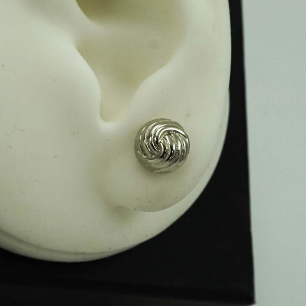 twister silver studs