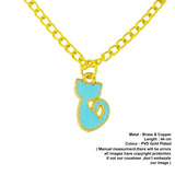 sea green cat pendant