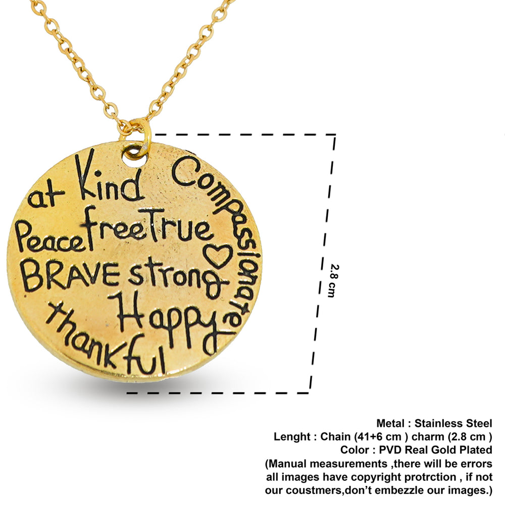 happy and thankful pendent