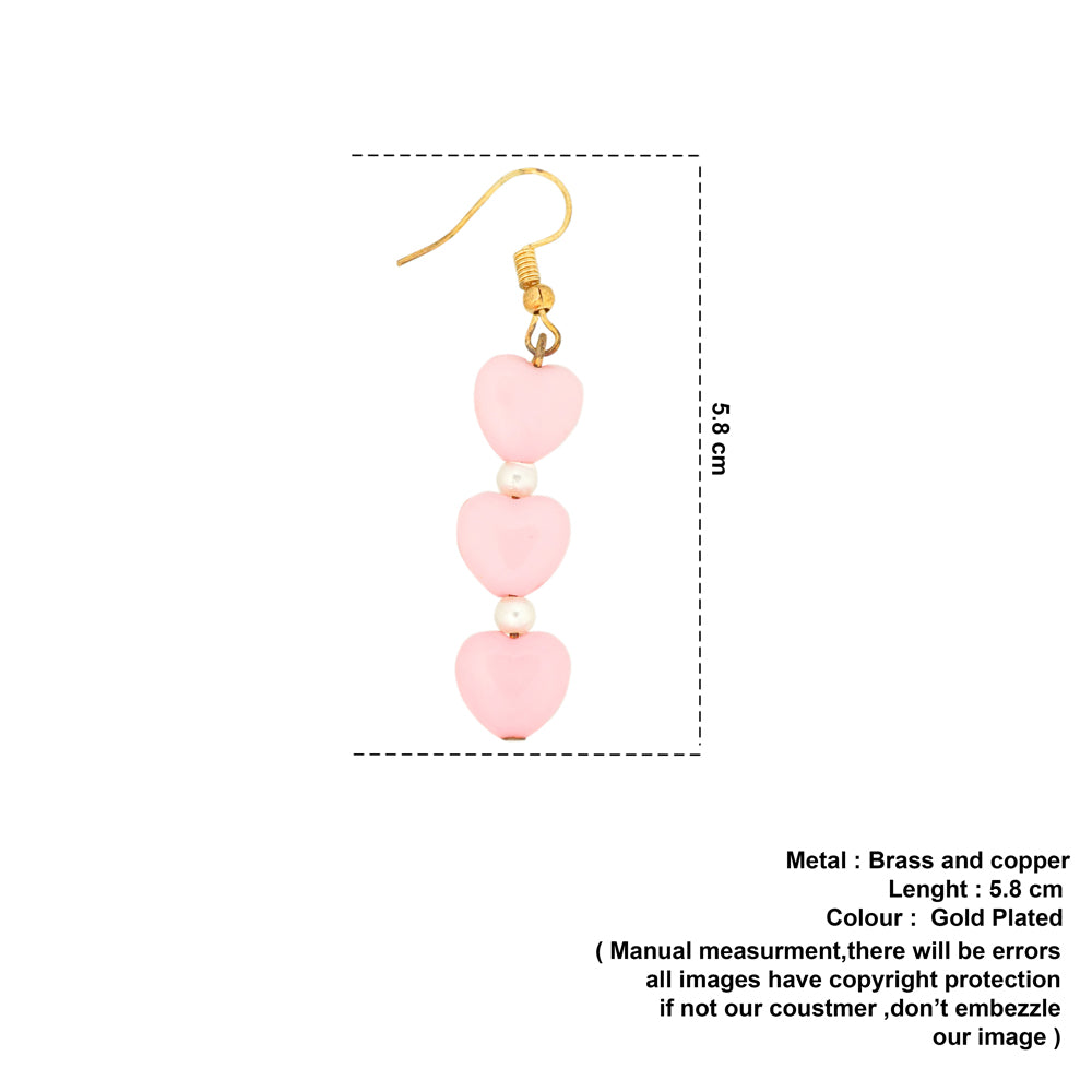 tripple pink heart drops