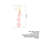 tripple pink heart drops