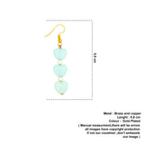 triple skyblue heart drops