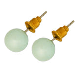 cyan pearl studs