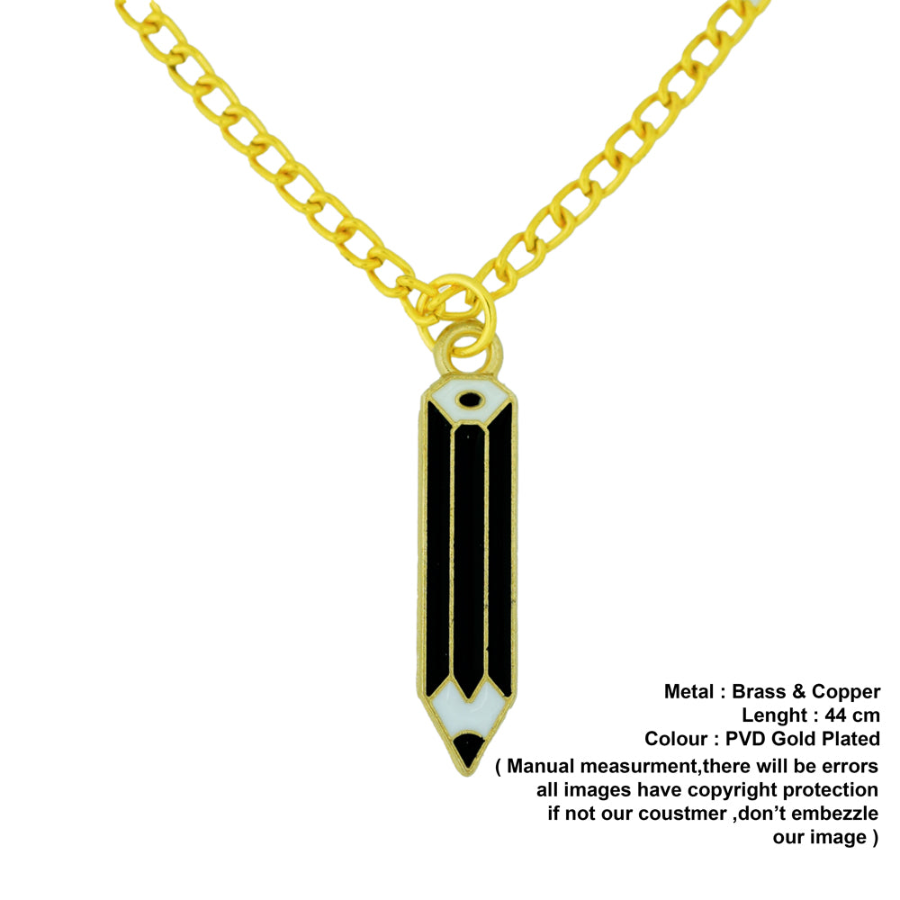 black pencil pendant