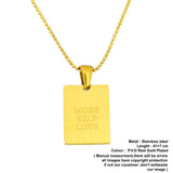 More self love Necklace