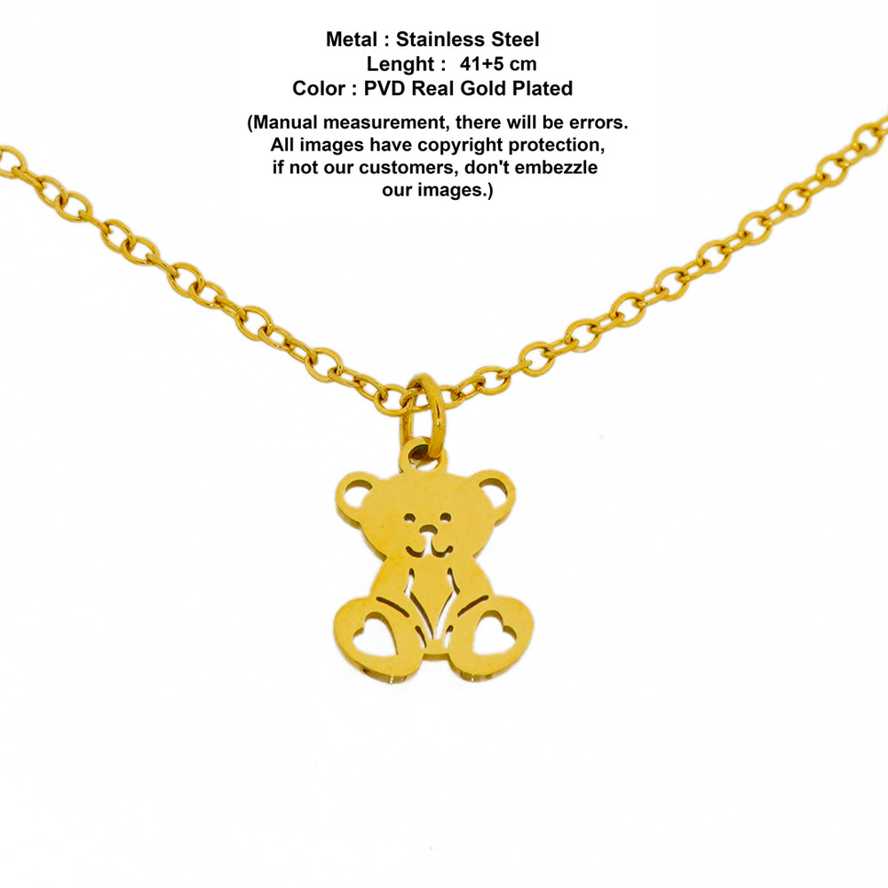 Teddy Bear Necklace D367
