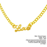 engraved love pendant
