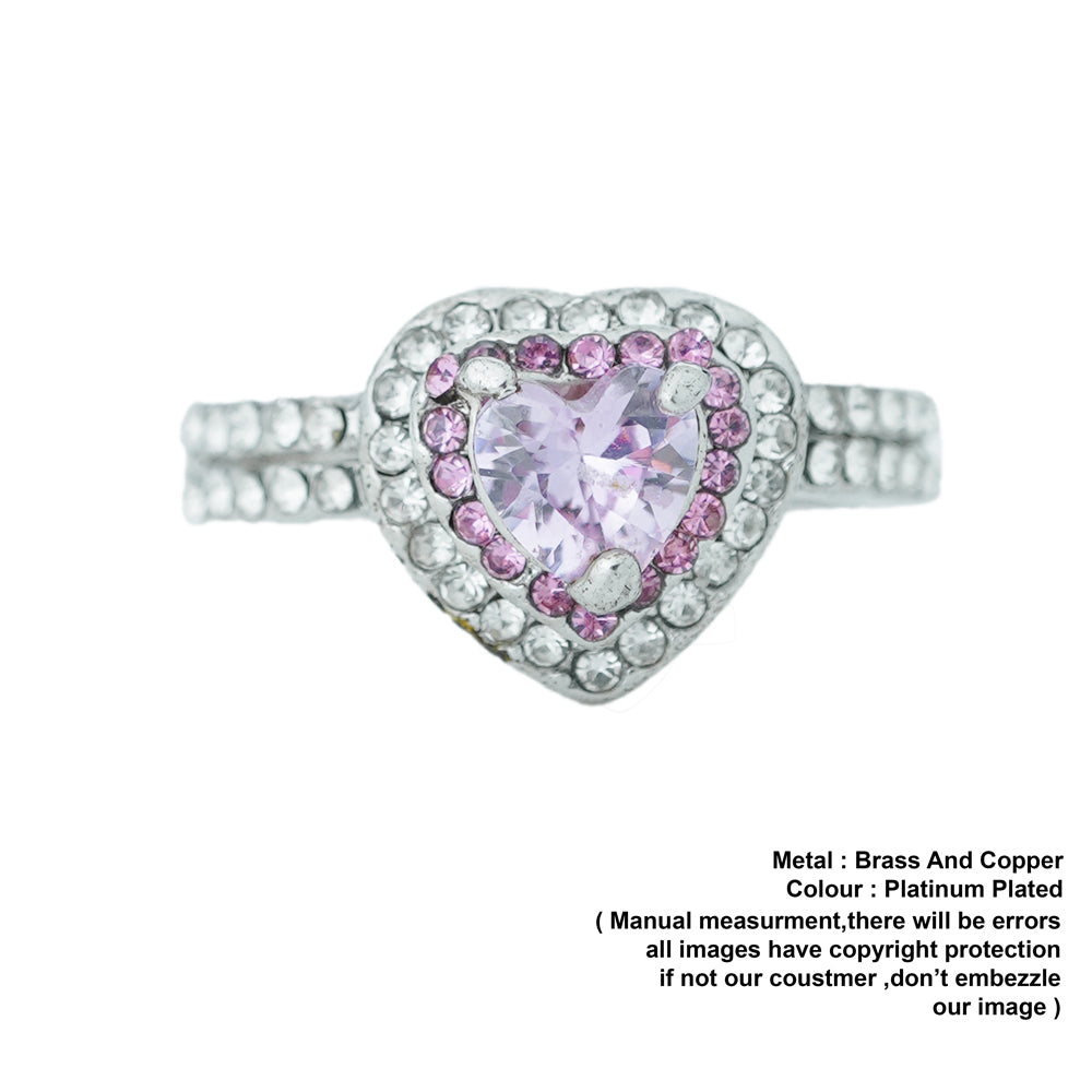 pink heart ring