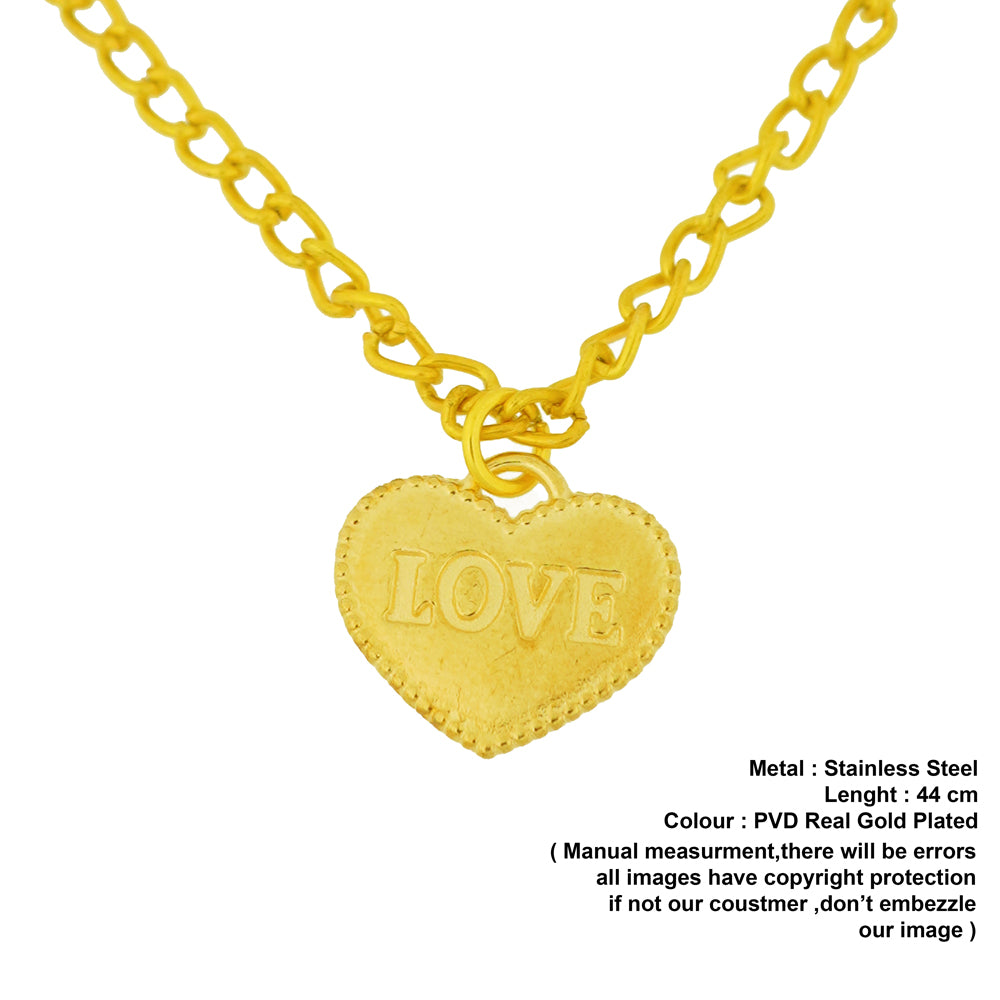 love engraved pendant