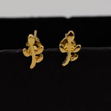leaf studs D767