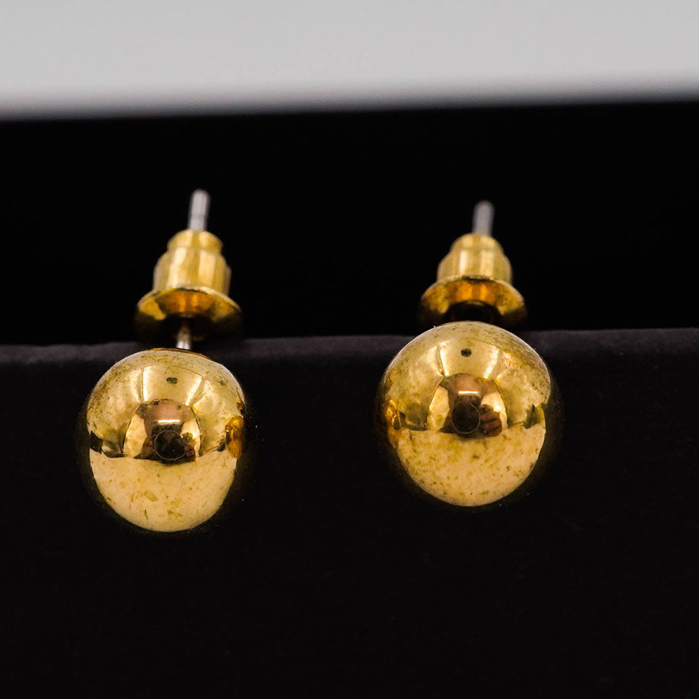 golden balls studs D772