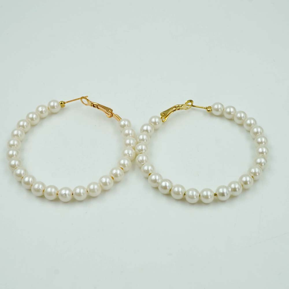 pearl hoops