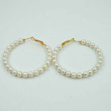 pearl hoops