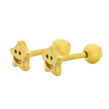 Star shaped Earrings D516
