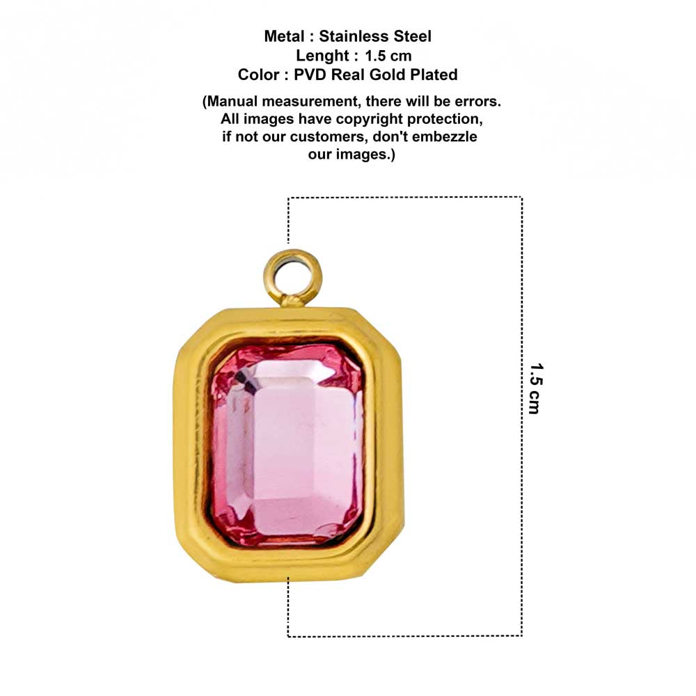 Jaci pink charm