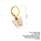 SG FASHION VAULT BUTTERFLY STONE HUGGIE