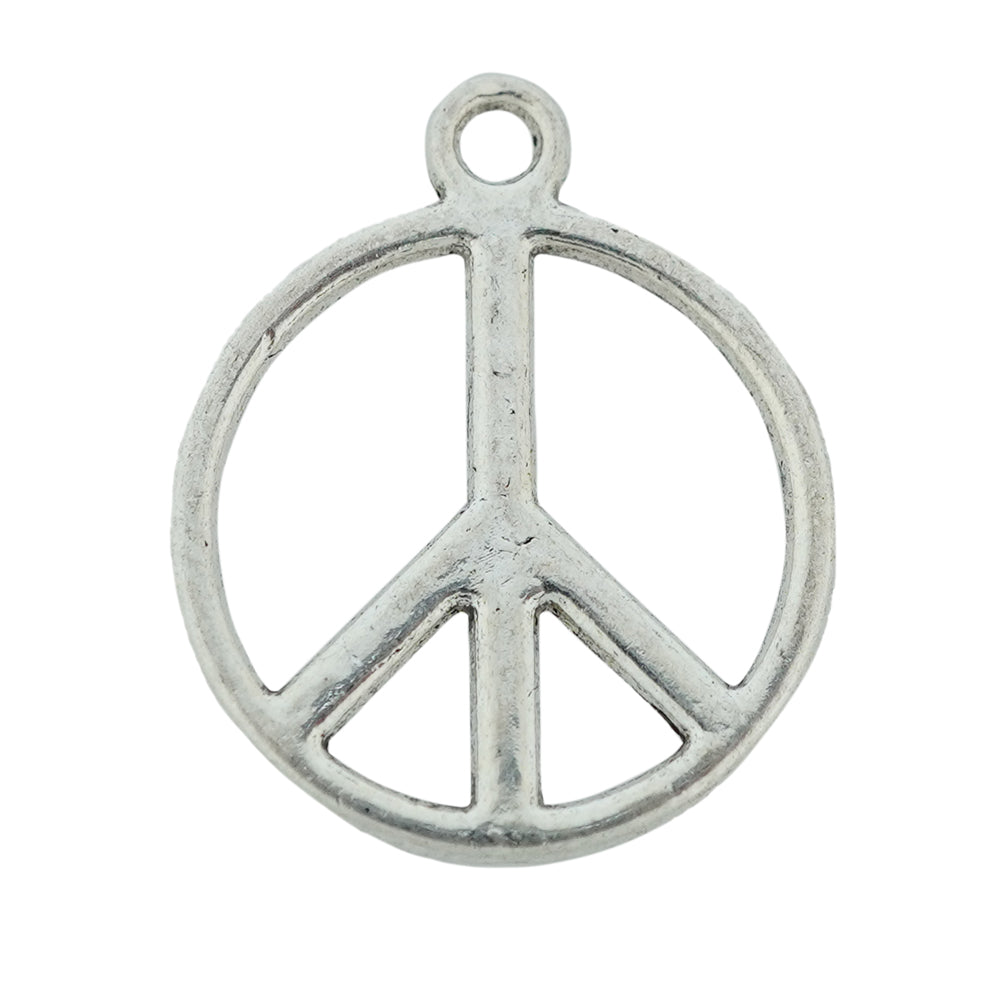 big size peace pendant