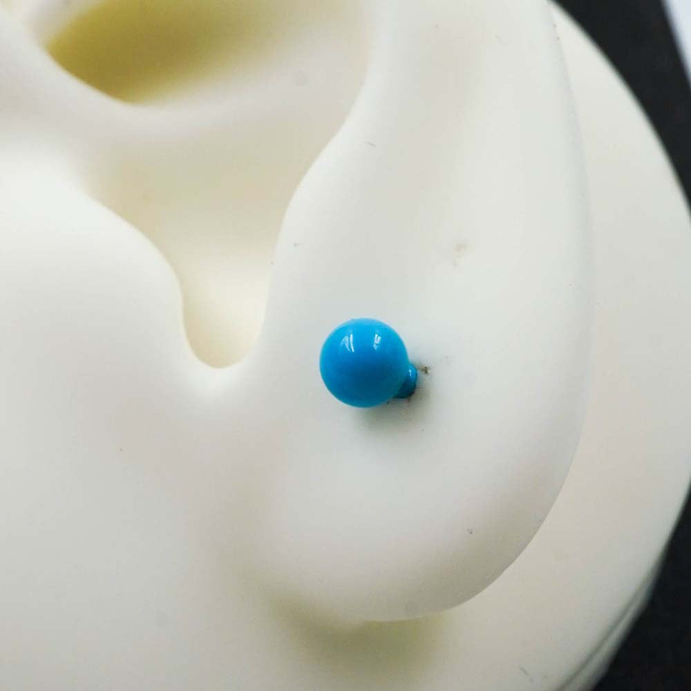 blue studs