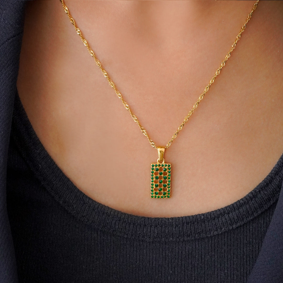 Sarette Emarald Pendant