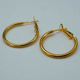 large golden hoops