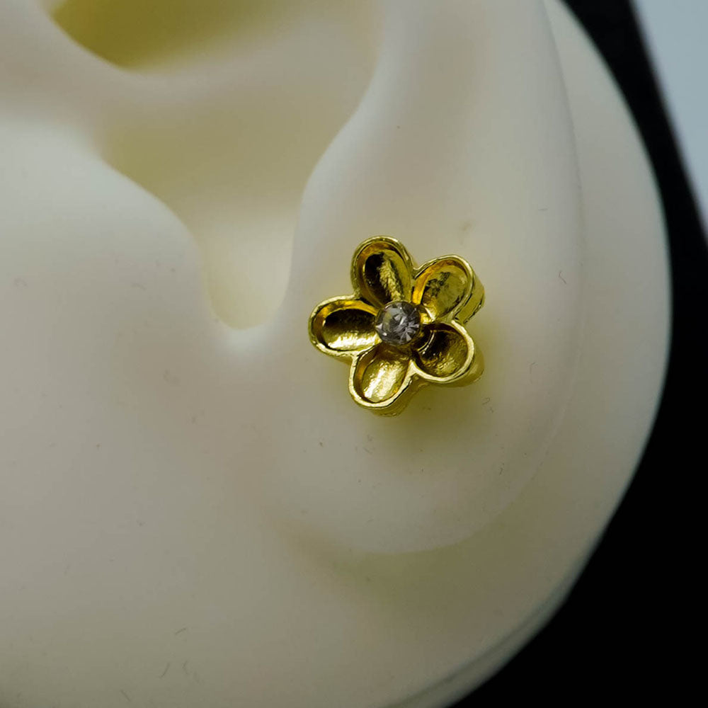 floral studs