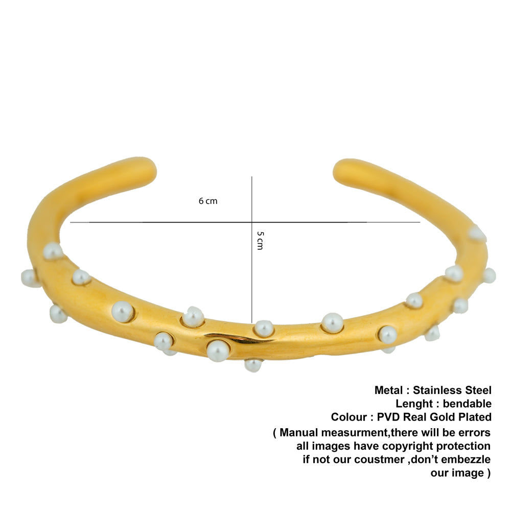 pearl studded seeker bracelet d429