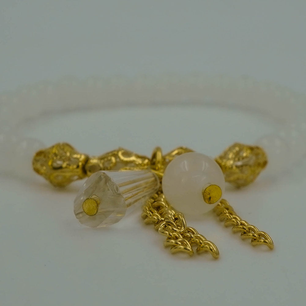 White stone bracelet