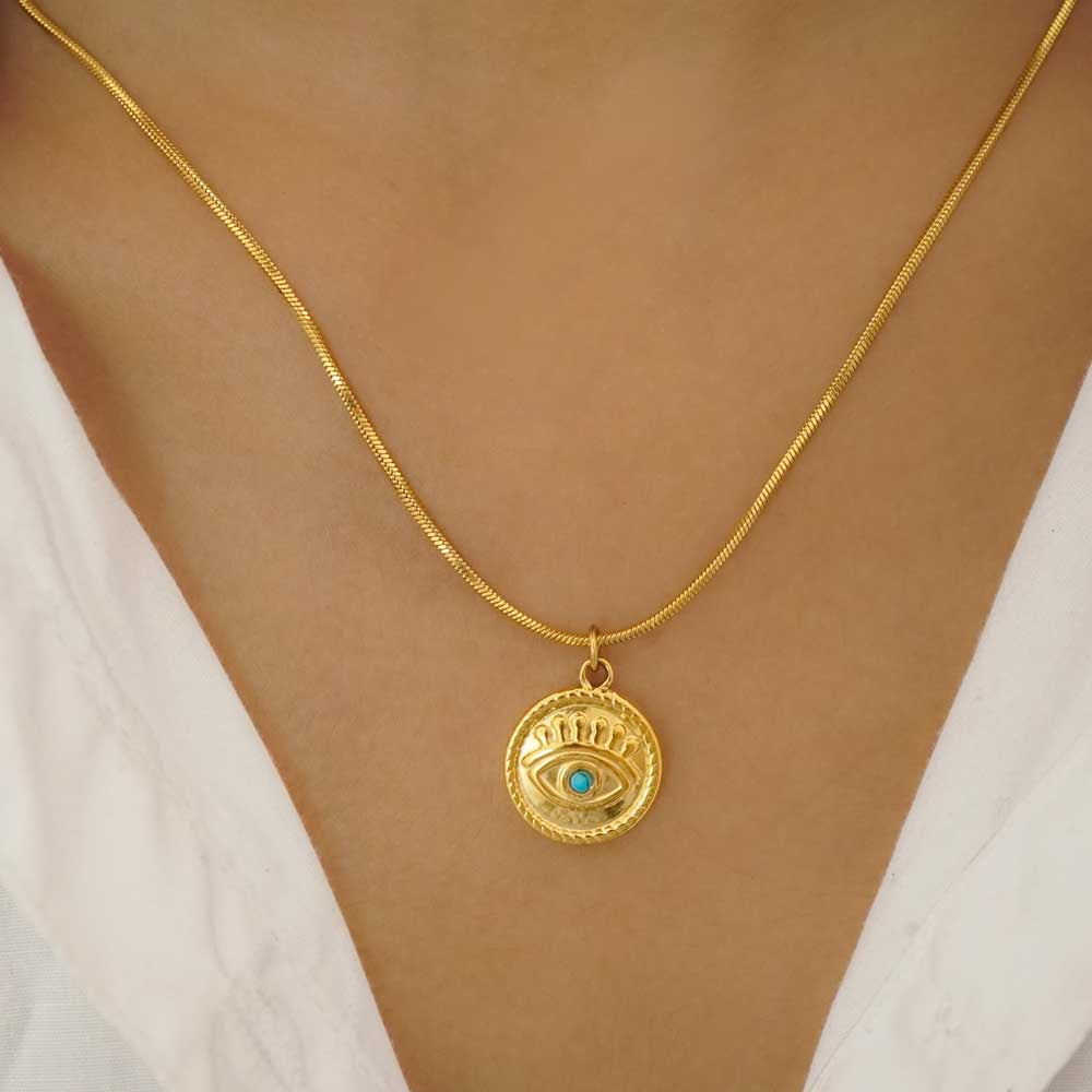 blue evil eye charm