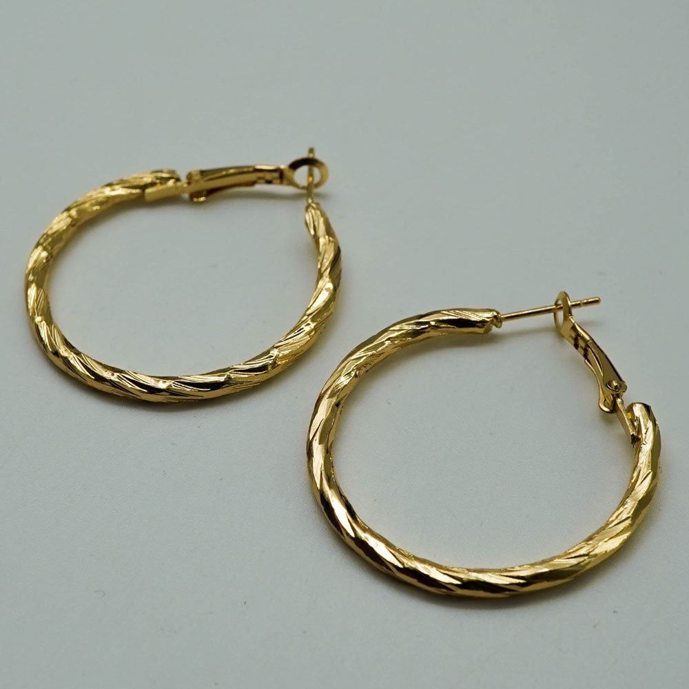 golden hoops