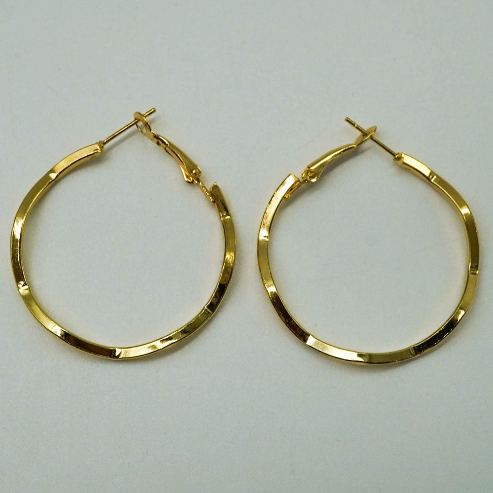 wavy hoops