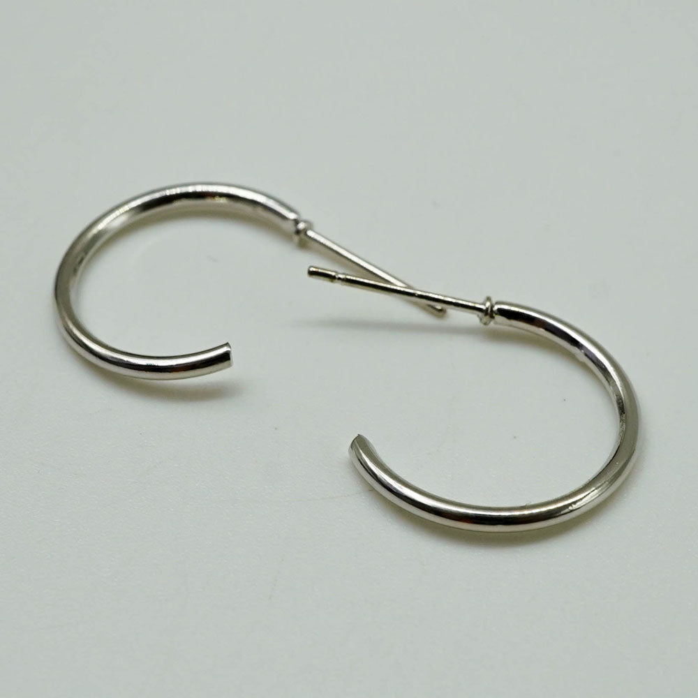 silver hoops