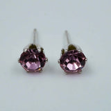 purple zircon studs