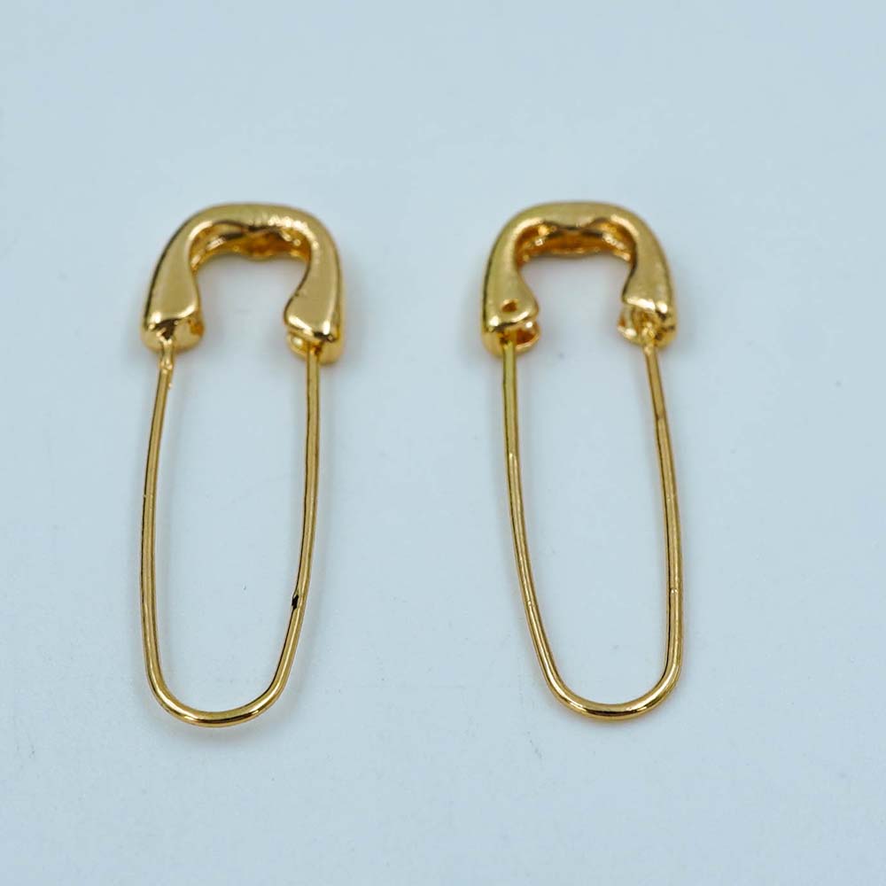 safety pin earrings