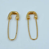 safety pin earrings