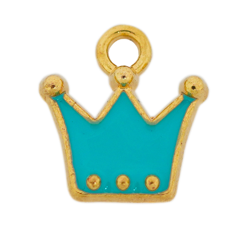 blue crown charms