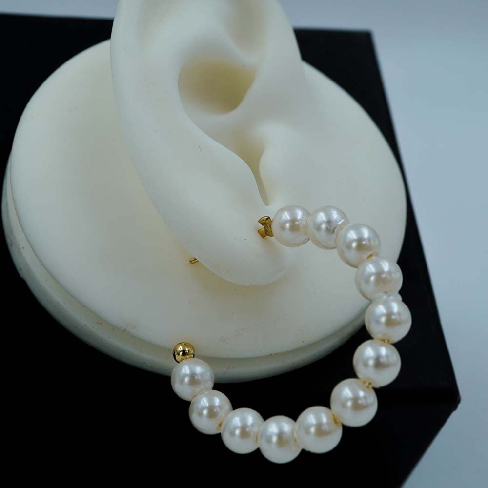 pearl hoops