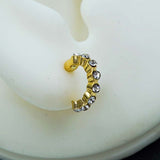 circular zircon studded hoops