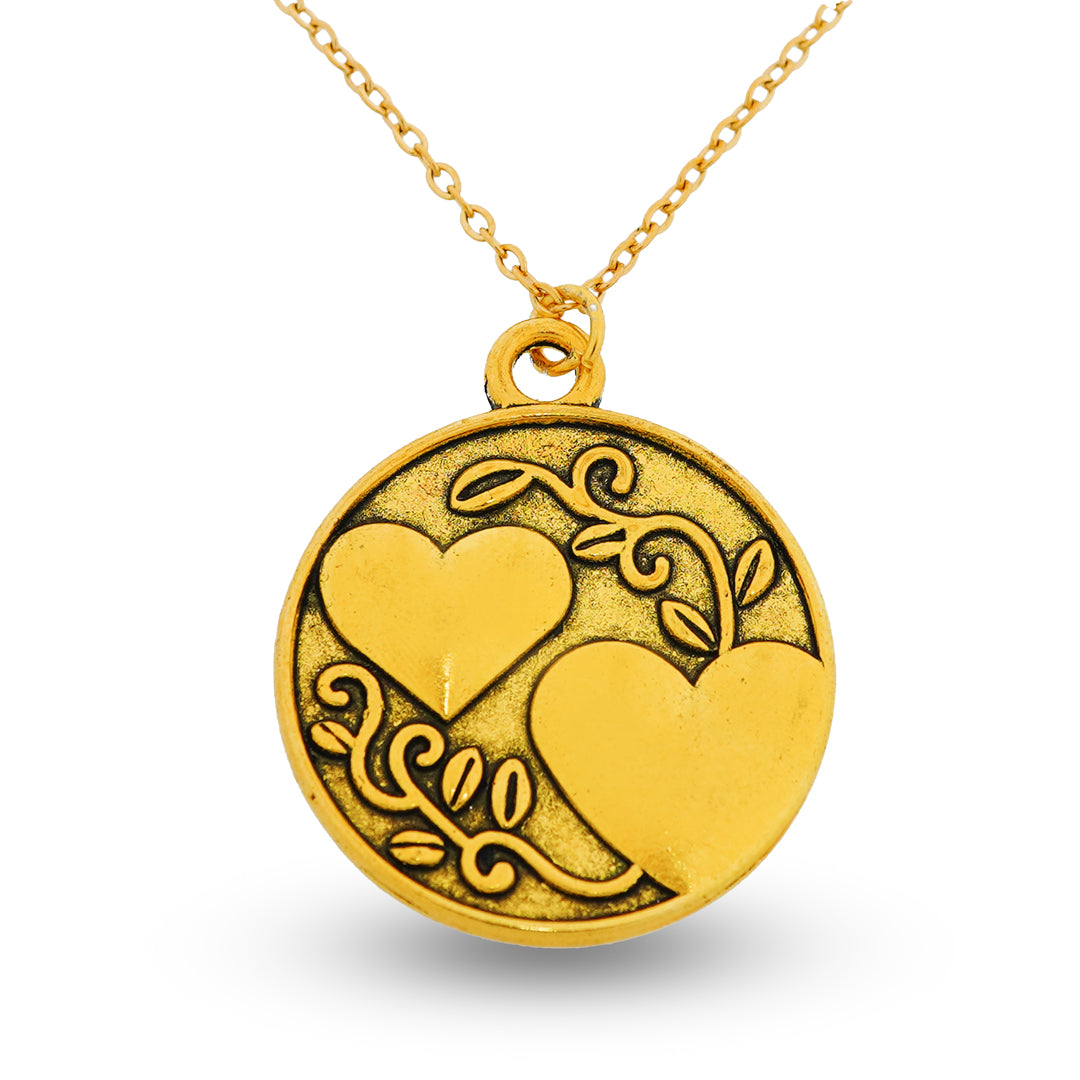 sister love pendent both side engraved