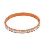 sparkling rose gold plated band