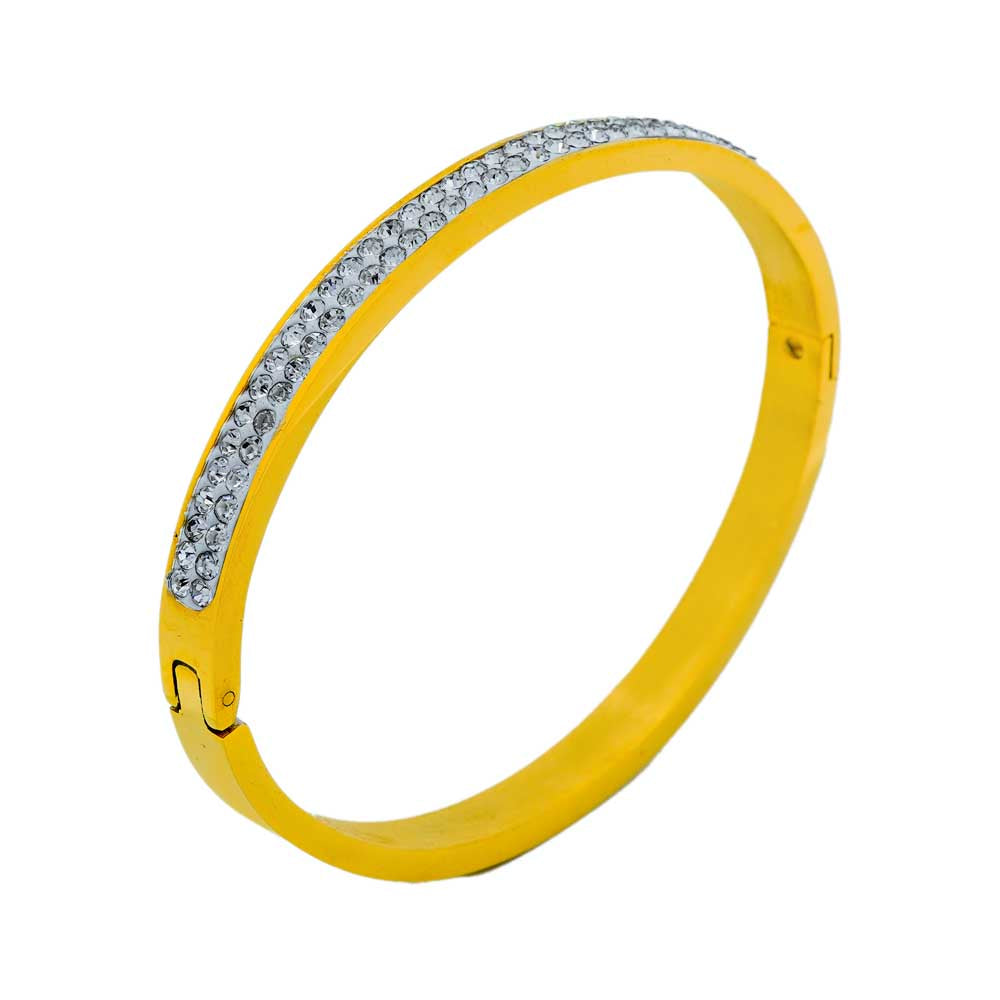 sparkling gold plated band
