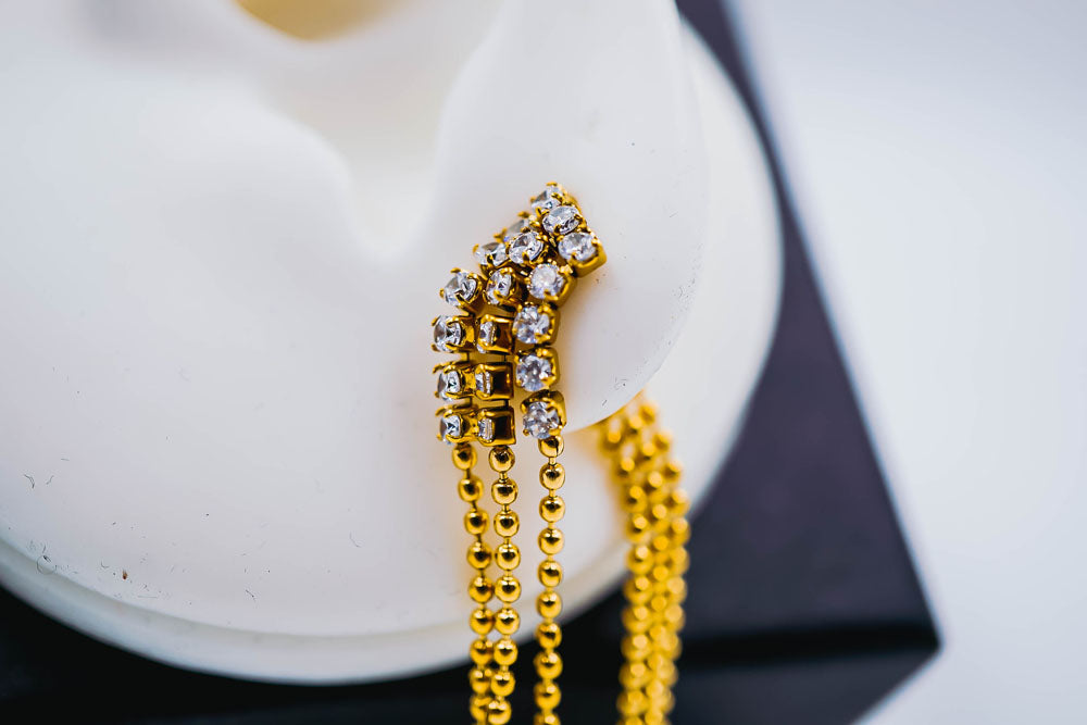 grillin drop earrings d484