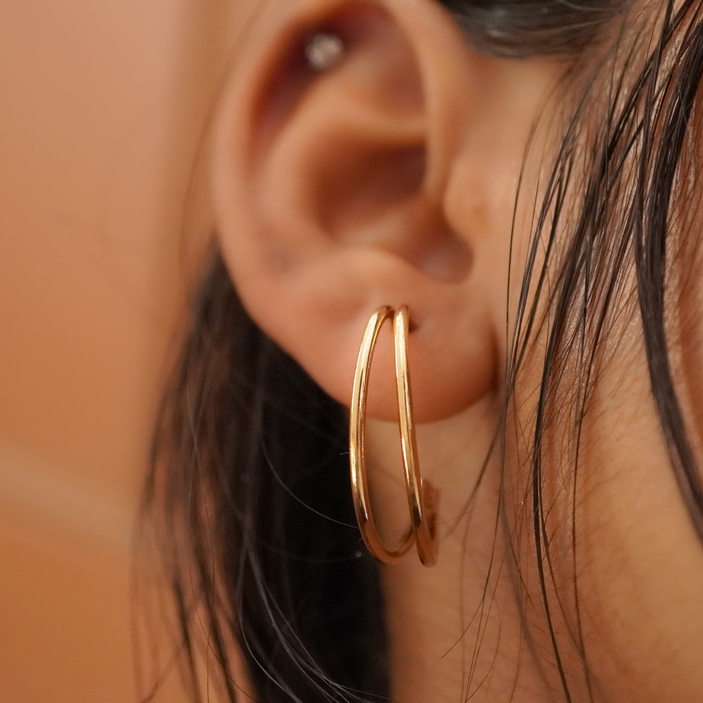 double linked hoops