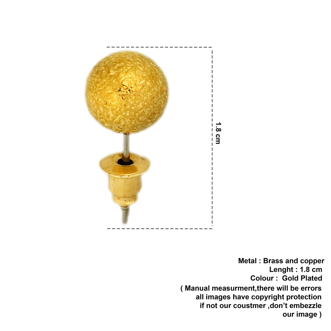 golden balls studs d763
