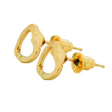 hollow heart studs