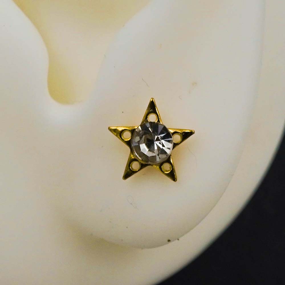 star zircon studs
