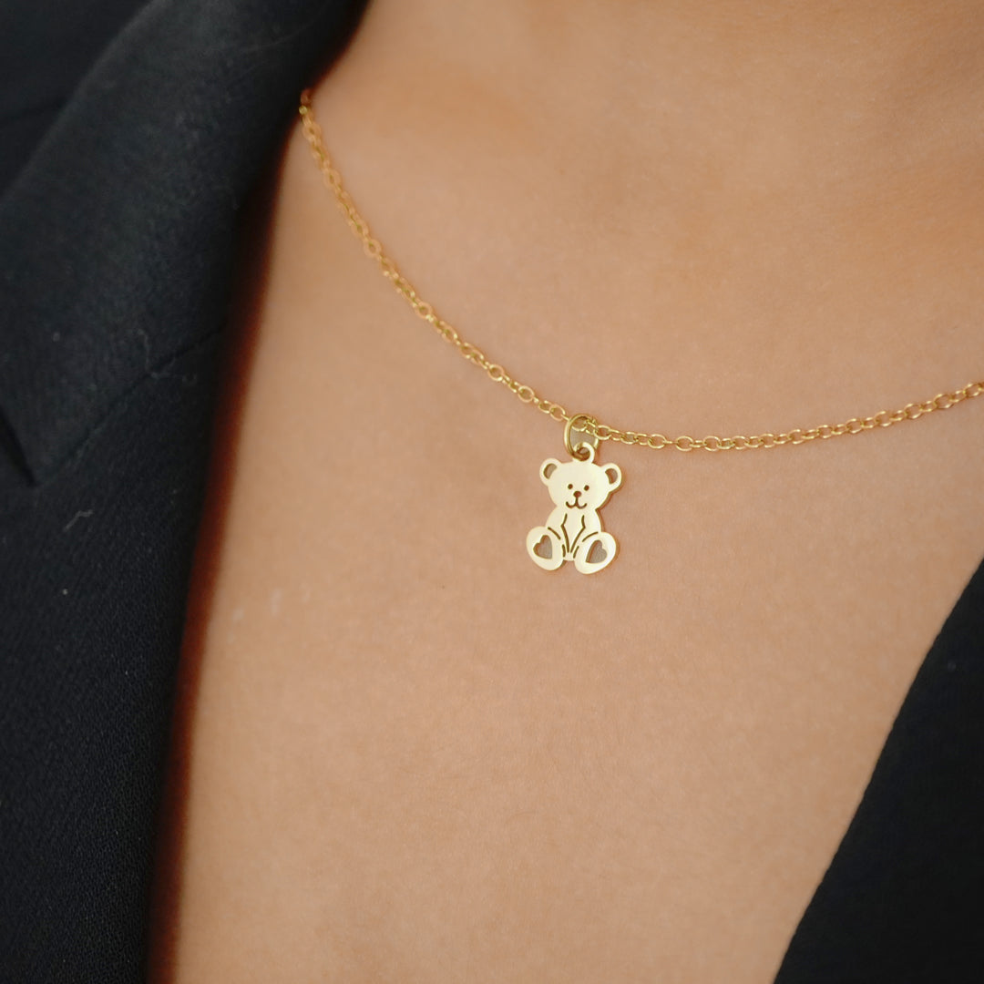 Teddy Bear Necklace D367